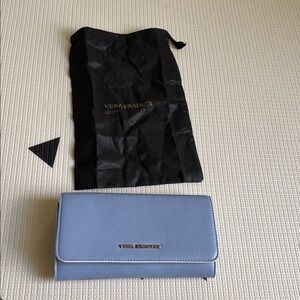 Vera Bradley Chambray Audrey Wallet - Light Blue